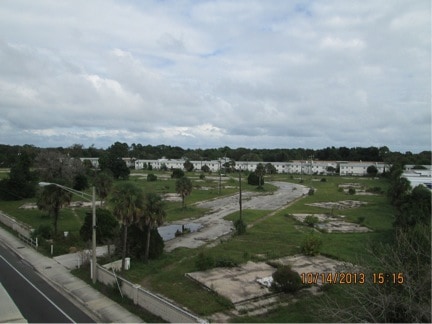 The abandoned property at 201 Mayport Road in 2013