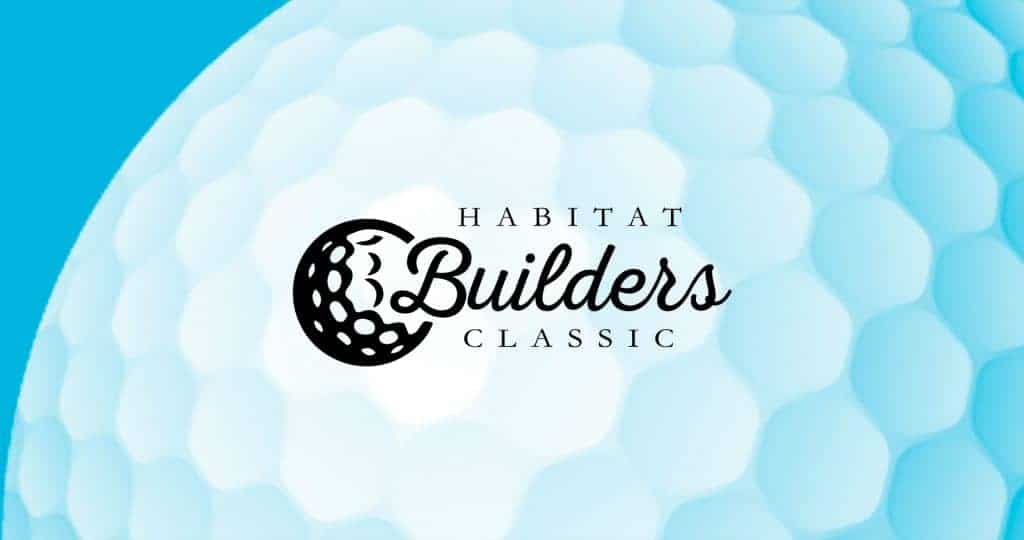 Builders Classic logo on golf ball
