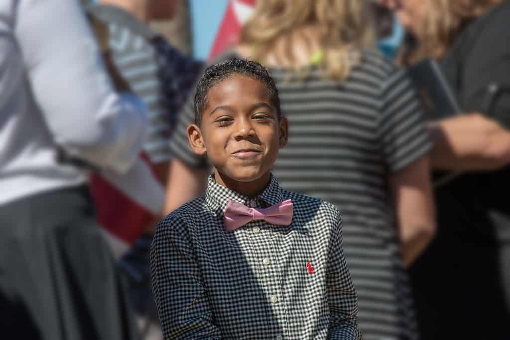 Boy-in-Bowtie Young boy wearing bow tie
