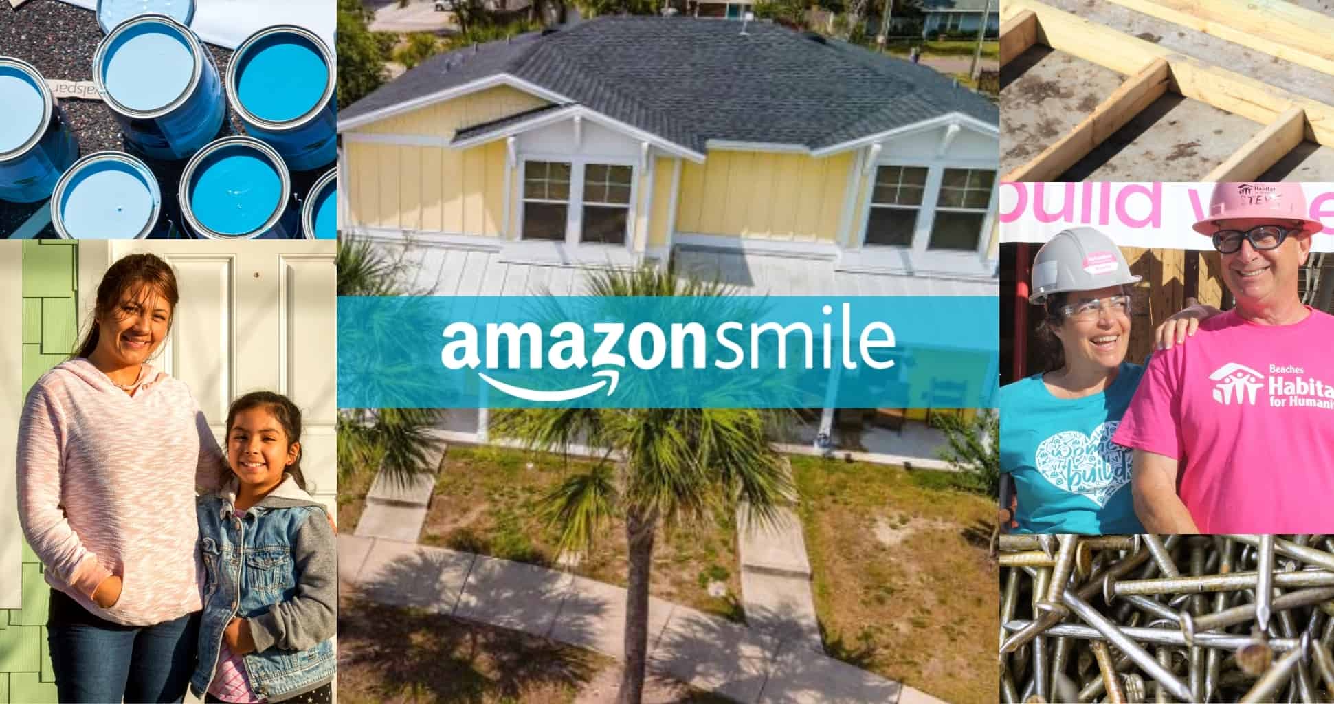 Shop and Share with AmazonSmile Beaches Habitat for Humanity