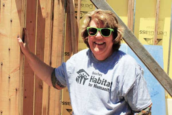 Women on construction site