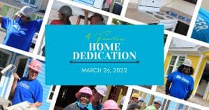Home Dedication for four families - March 26, 2022