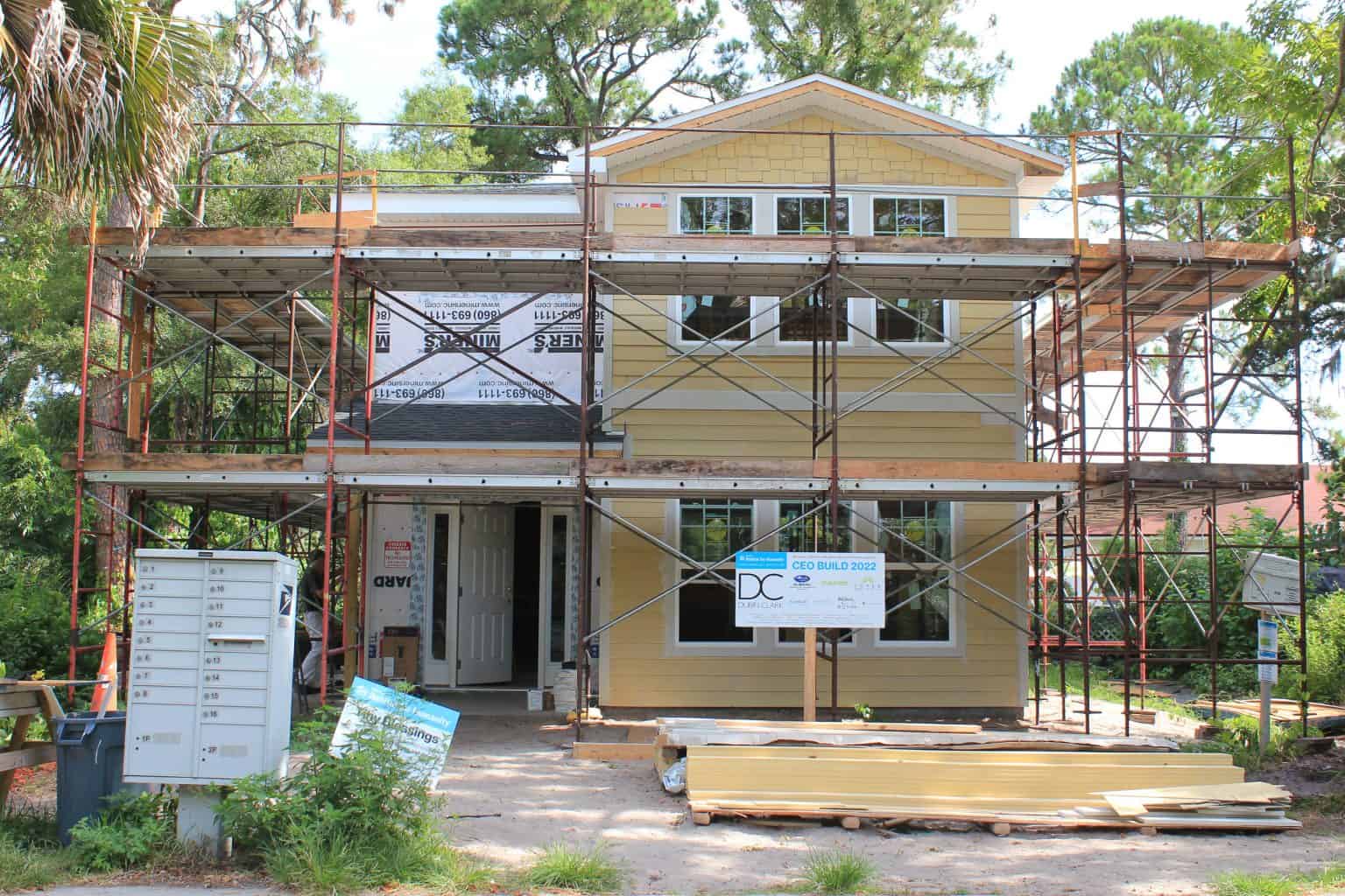 Construction Progress June 2022 Beaches Habitat for Humanity