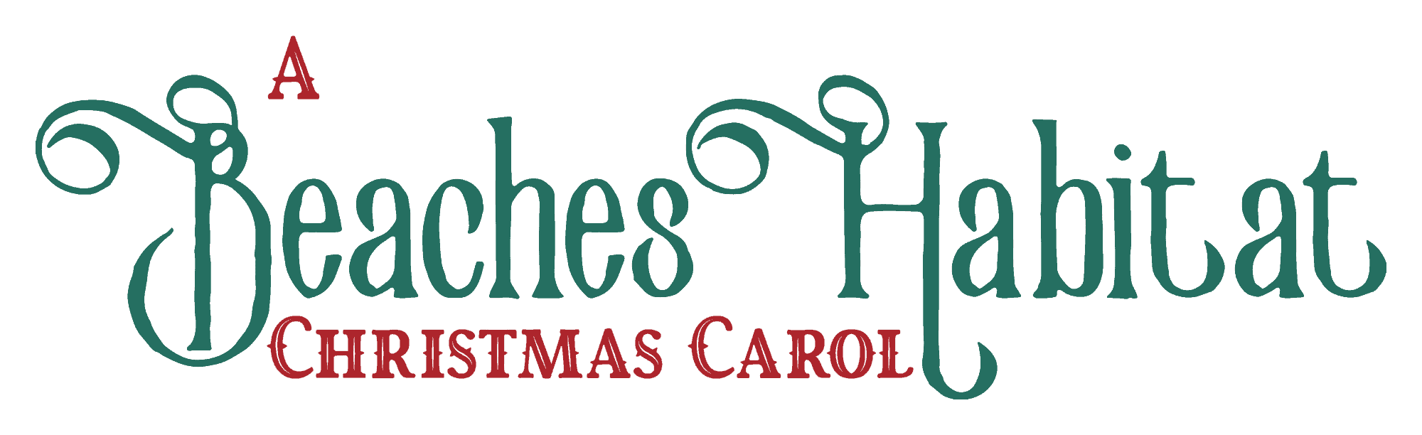 Text - A Beaches Habitat Christmas Carol