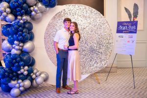 Intern Hope Johnson at our Beach Bash event